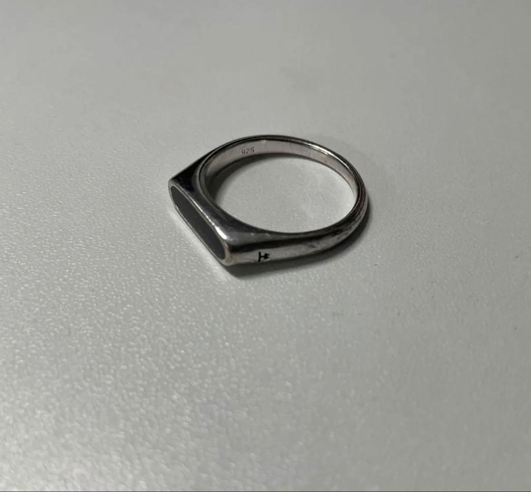 【TOM WOOD(トムウッド)】 Mario Ring Onyx g58