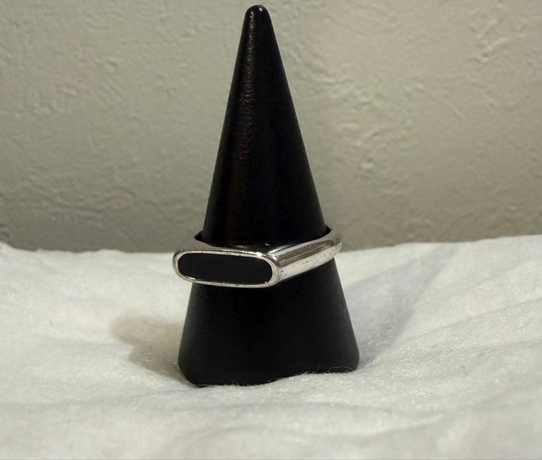 【TOM WOOD(トムウッド)】 Mario Ring Onyx g58