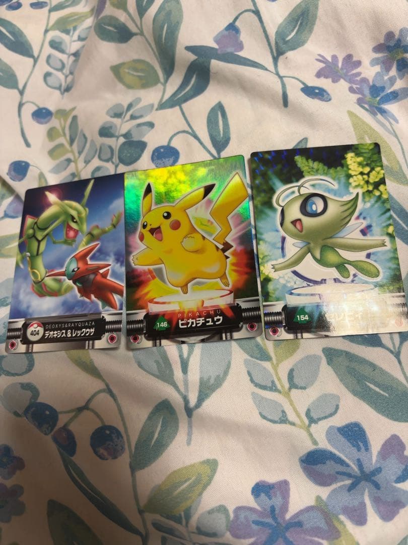 ポケットモンスター　ポケモン図鑑　ピカチュウ　セレビィ　デオキシス&レックウザ