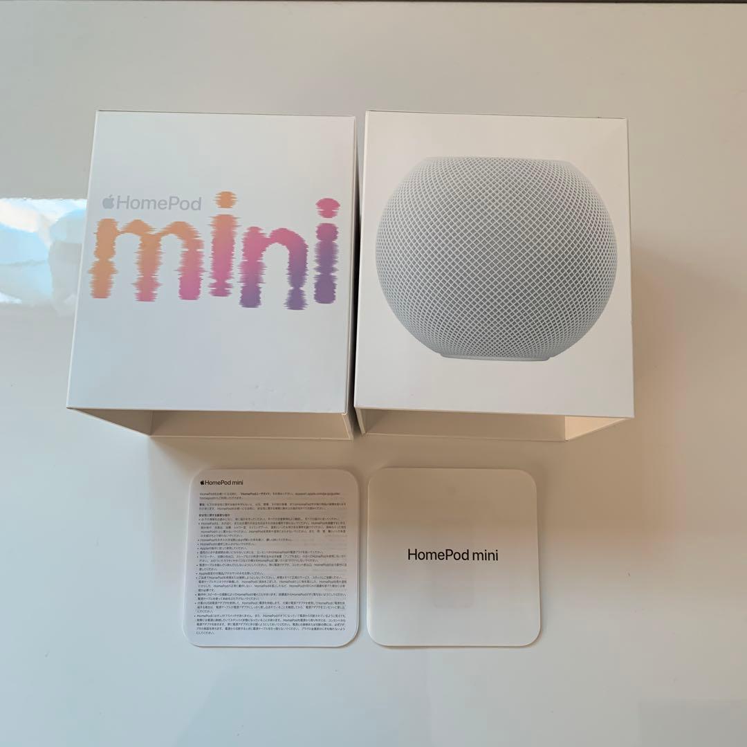 ジャンク品　Apple Pod mini ホワイト 2個セット
