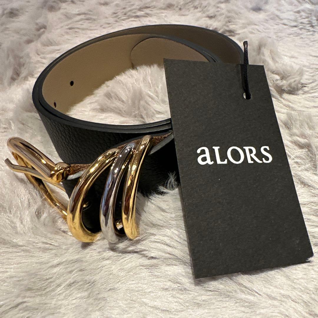 alors aLORS ベルト　ブラック　70サイズ