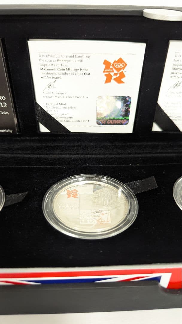 ま*ー様 2011年ロンドンオリンピック記念銀貨セット