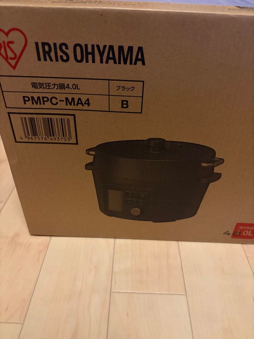 アイリスオーヤマ 電気圧力鍋 4.0L PMPC-MA4（ブラック）