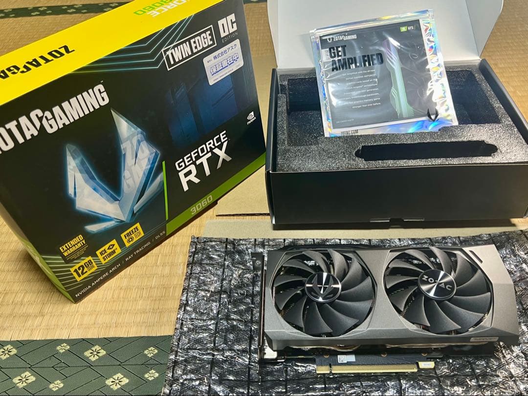 グラフィックボード・グラボ・ビデオカード ZOTAC GAMING GeForce RTX3060TWIN EDGE OC
