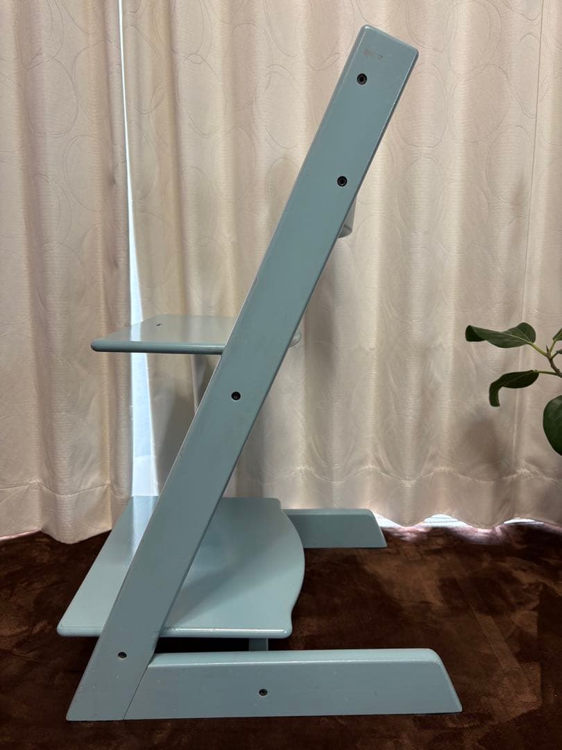 STOKKE トリップトラップ　シリアル6 アクアブルー　ベビーセット付き