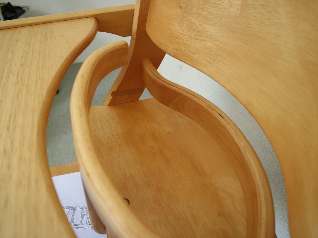 手渡希望【極美品】すくすくチェア EN テーブル＆ガード付 大和屋 ベビーチェア