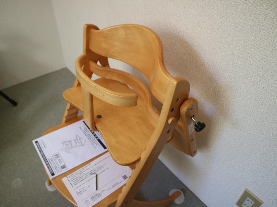 手渡希望【極美品】すくすくチェア EN テーブル＆ガード付 大和屋 ベビーチェア