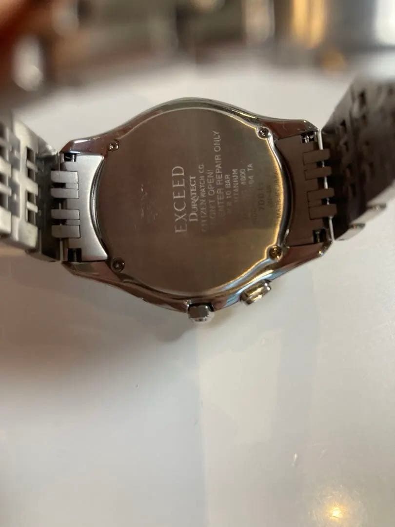 CITIZEN Eco-Drive EXCEED 稀少高級ライン 曜日表示有り