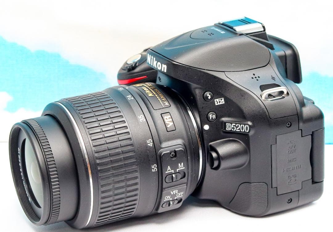 ニコン Nikon D5200⭐️スマホに転送⭐️自撮りも楽ちん⭐️動画OK⭐️