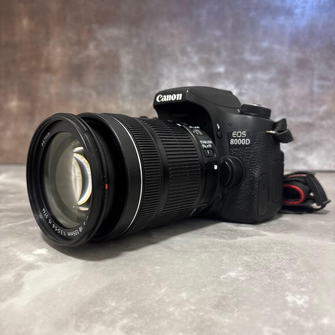 【極上・完動品】Canon 8000D EF18-135mm wifi機能あり