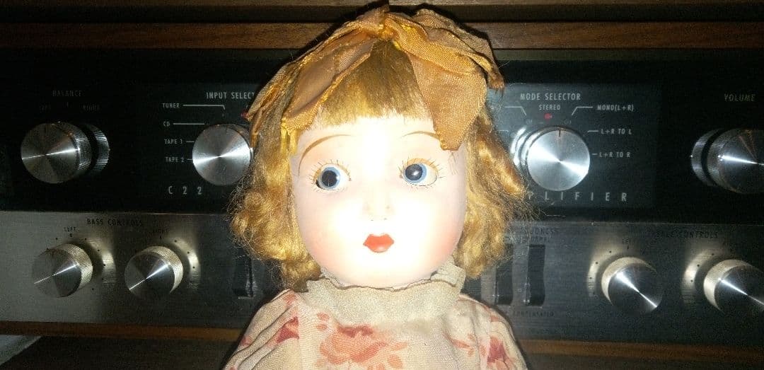 三越ドール　フラーティアイ　大正　昭和　サクラビスク　人形