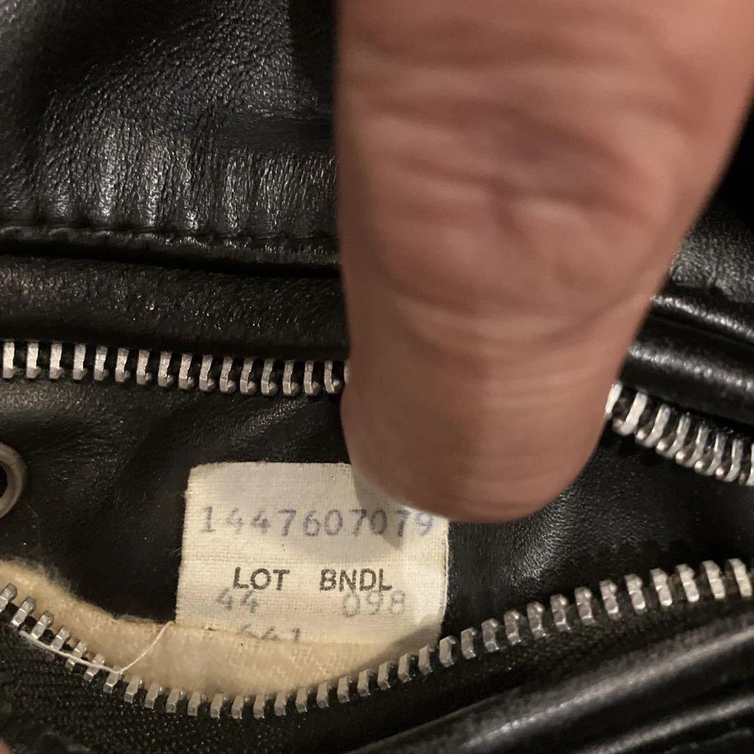 レアサイズ44米国製 Schott ライダースジャケット ライナー付641