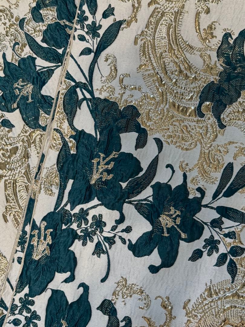 大人兵児帯【グリーンリリアルプ】【コットンフラワー】セット