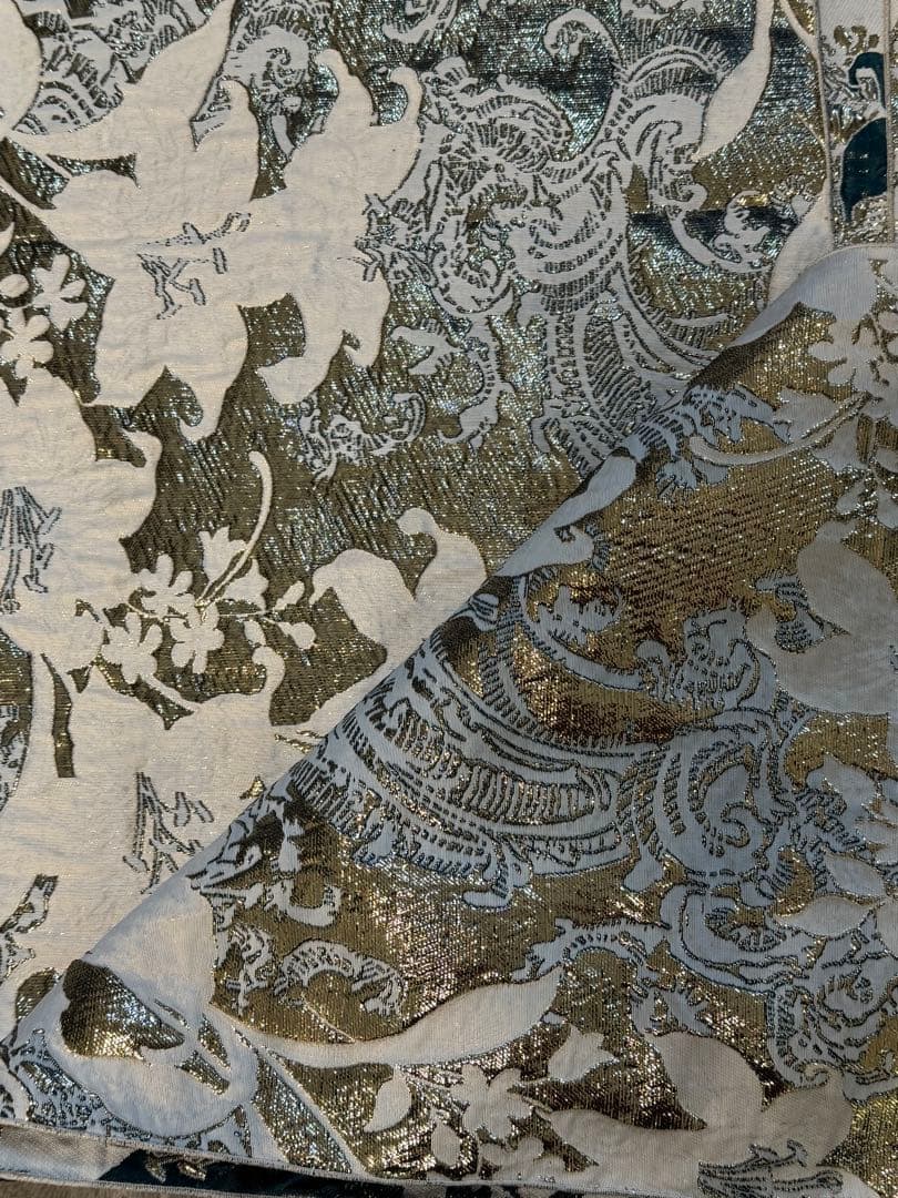 大人兵児帯【グリーンリリアルプ】【コットンフラワー】セット