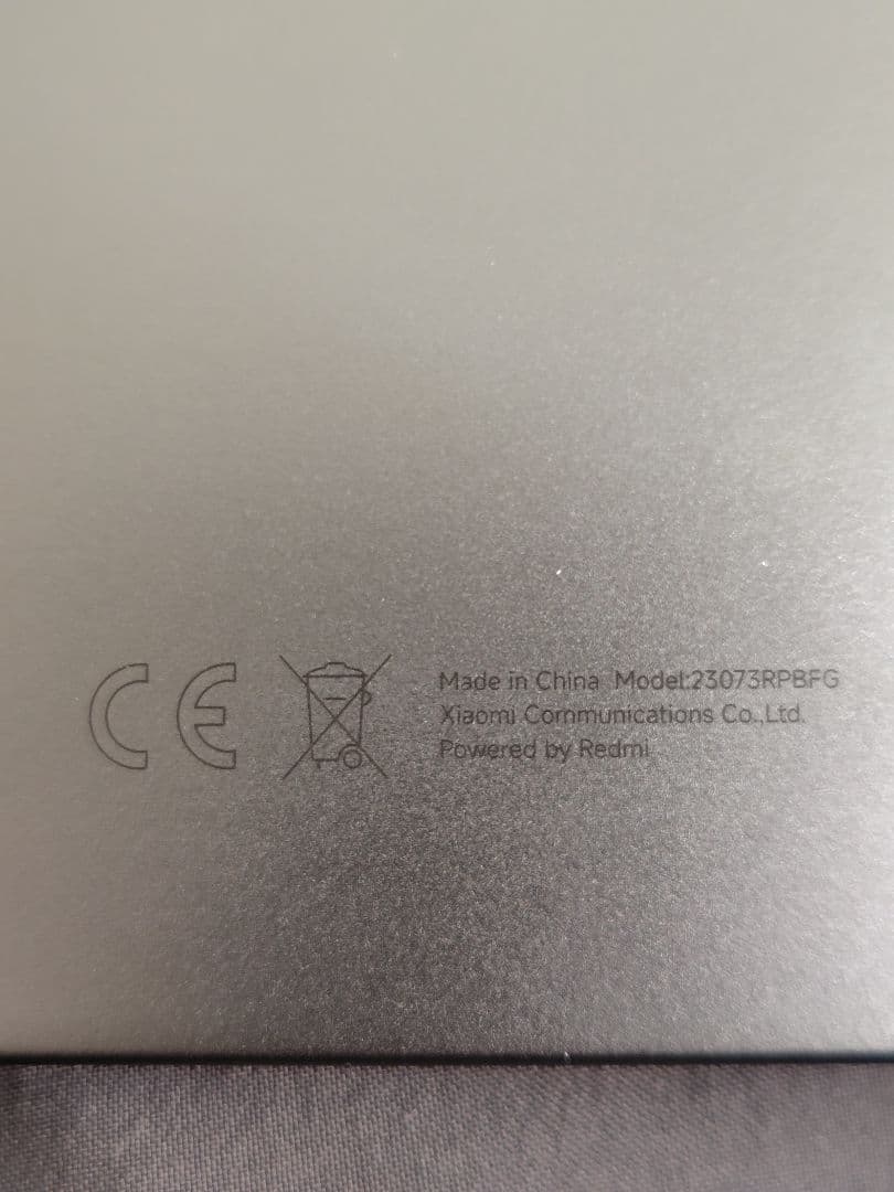 Redmi Pad SE タブレット 23073RP8FG グラファイトグレー