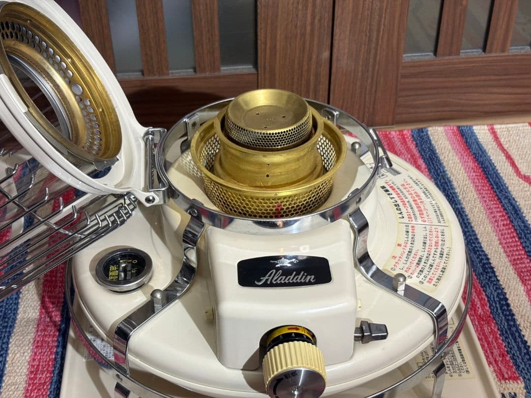 アラジンストーブ39型　ガラスチムニー　チムニーガード付　bf3905