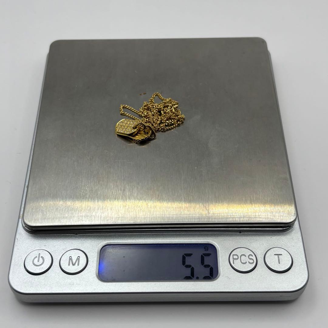 アクセサリー SYMPATHY OF SOUL Dog Tag Necklace K18