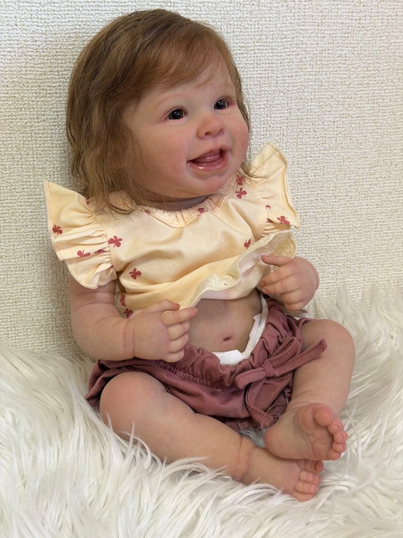 【リボーンドール】笑顔が可愛いリボーンドールベビー