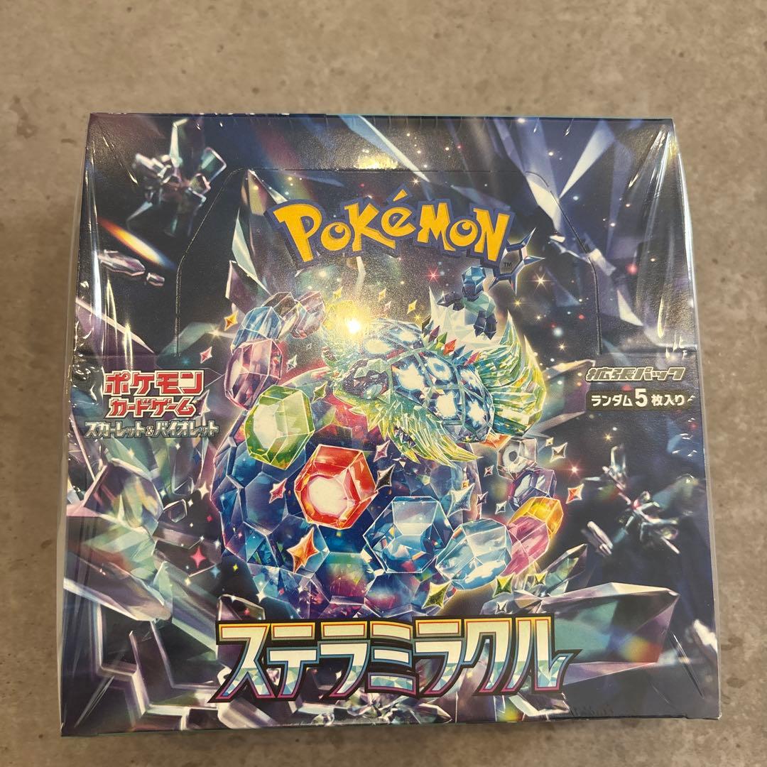 新品ポケモンカードゲーム BOX ナイトワンダラー&ステラミラクル シュリンク付