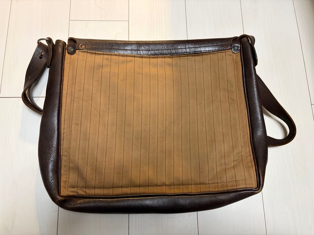 RRL LEATHER BAG レザー メッセンジャーバッグ