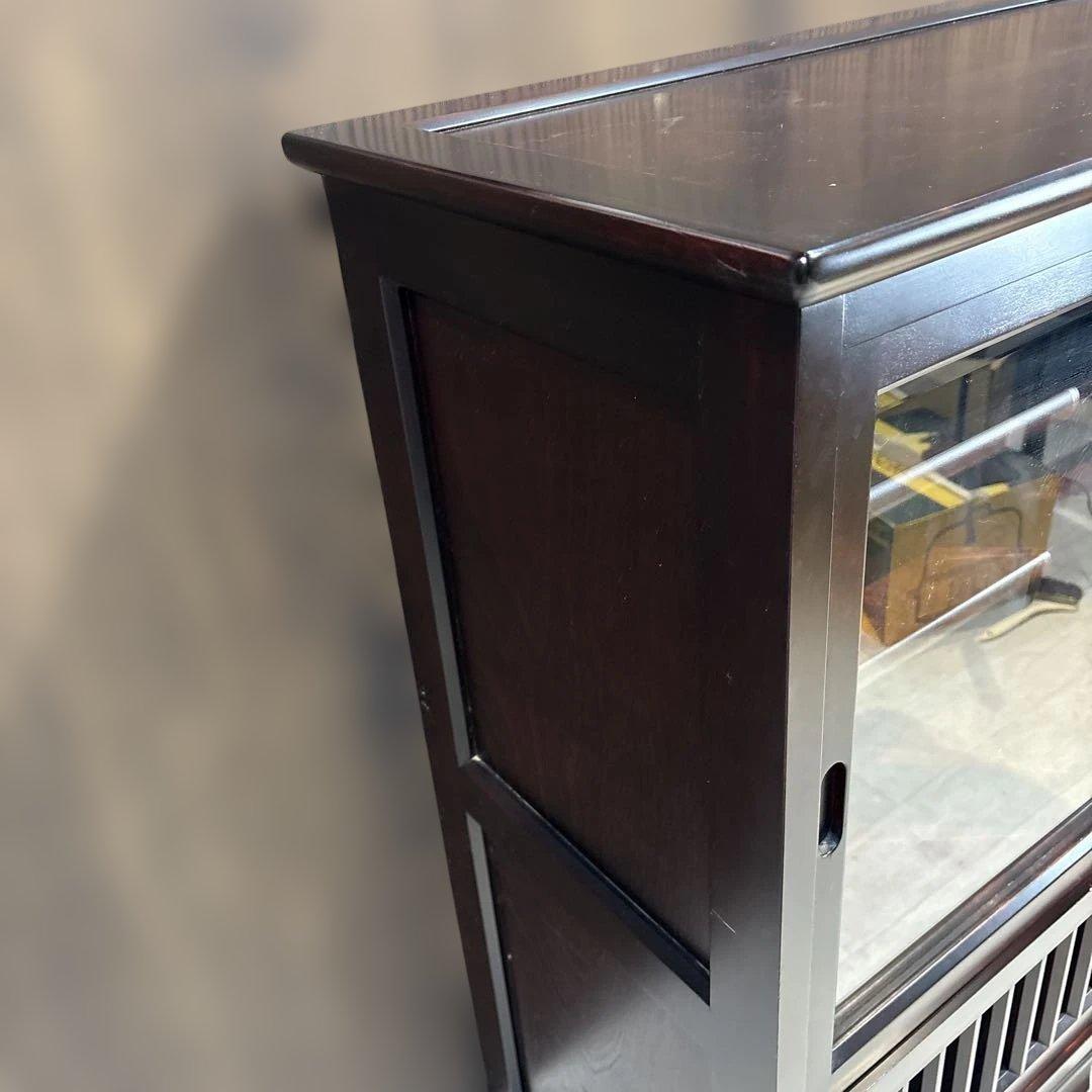 水屋箪笥 茶箪笥 食器棚 レトロ アンティーク　日向民藝　日向民芸