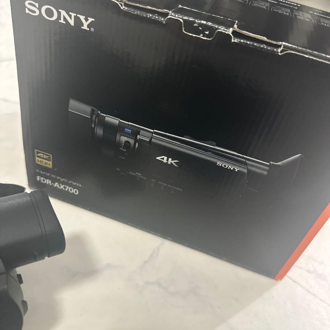 Sony AX700 4K ビデオカメラ 美品　本体 + 付属品