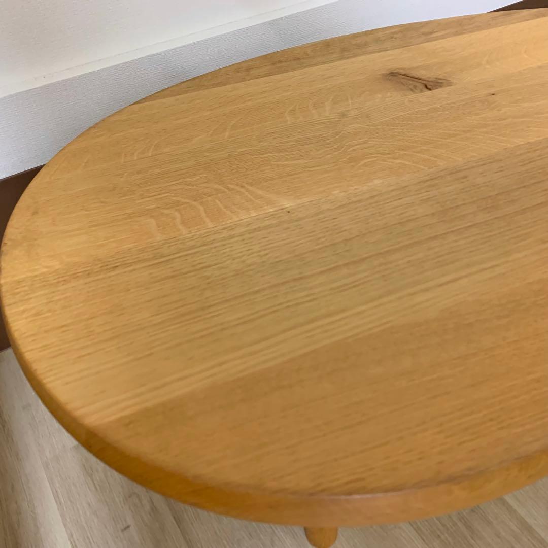 【美品】HIDA 飛騨産業 森のことば 豆型リビングテーブル センターテーブル