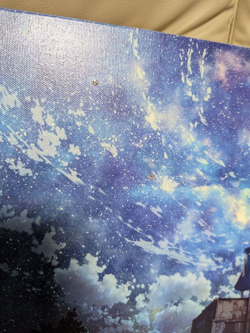 mocha　モカ　キャンバスアート　星溜り　直筆サイン入り