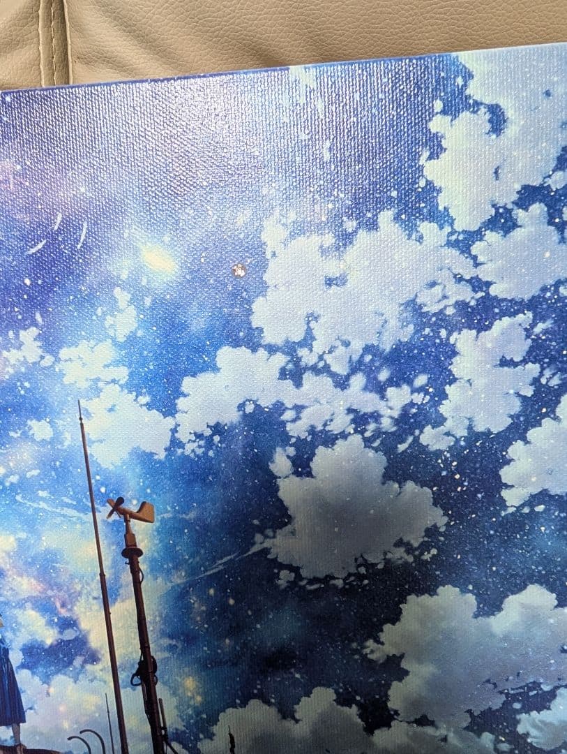 mocha　モカ　キャンバスアート　星溜り　直筆サイン入り