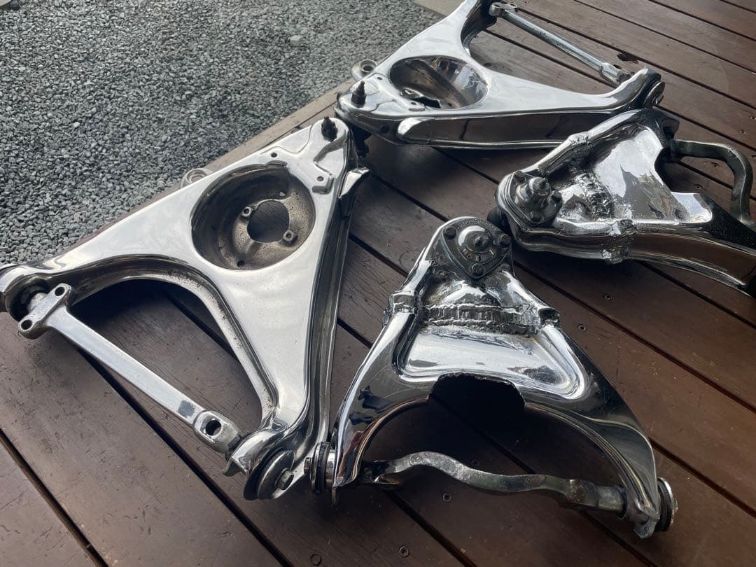 インパラ フロント アッパーアーム ロアーム メッキ ローライダー ハイドロ