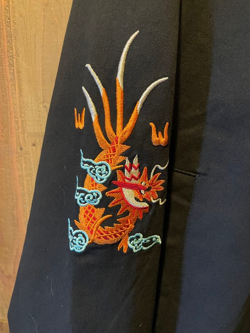 ベトジャン 虎 福 龍 66-67 ベトナム地図 黒 コットン