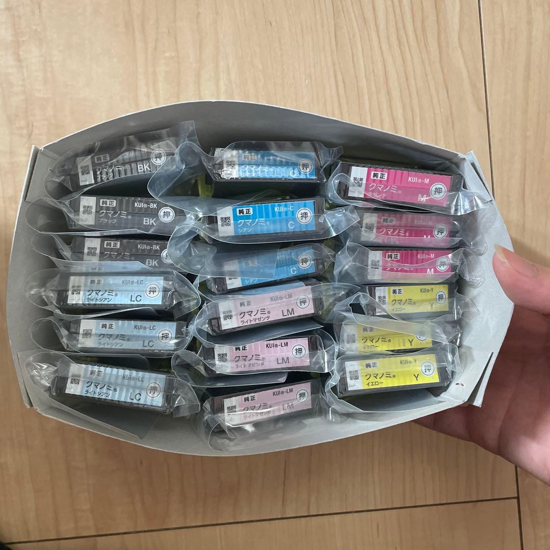 【本日中値下げ】EPSONエプソン　新品純正インクカートリッジ　クマノミ　１８個