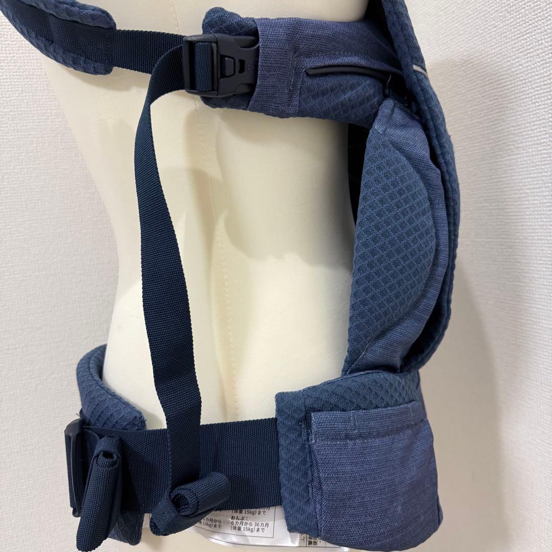 【極美品】エルゴベビーオムニブリーズ　へザードデニムブルー日本限定品