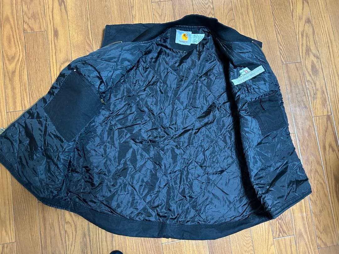 Carhartt ダッグベスト　企業ロゴ　USA製