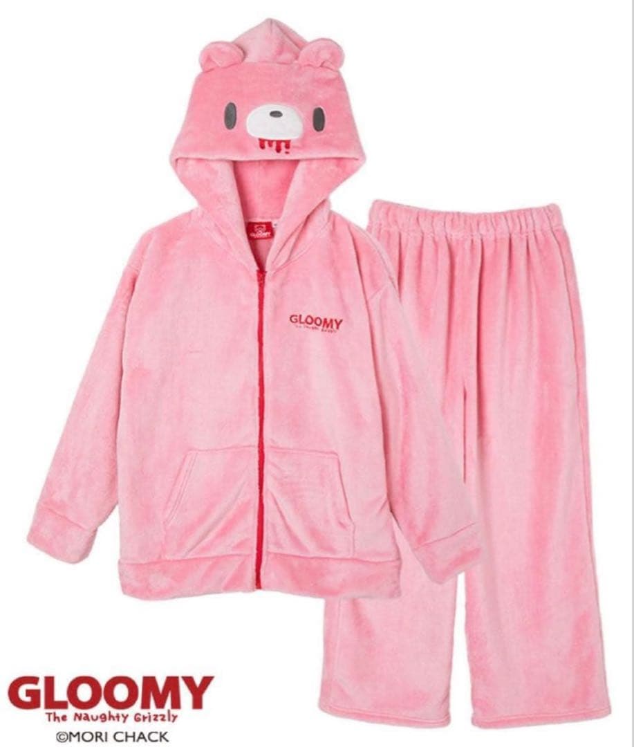 グルーミー　フード付きパジャマ　ルームウェア　上下セット　パシオス　新品　M
