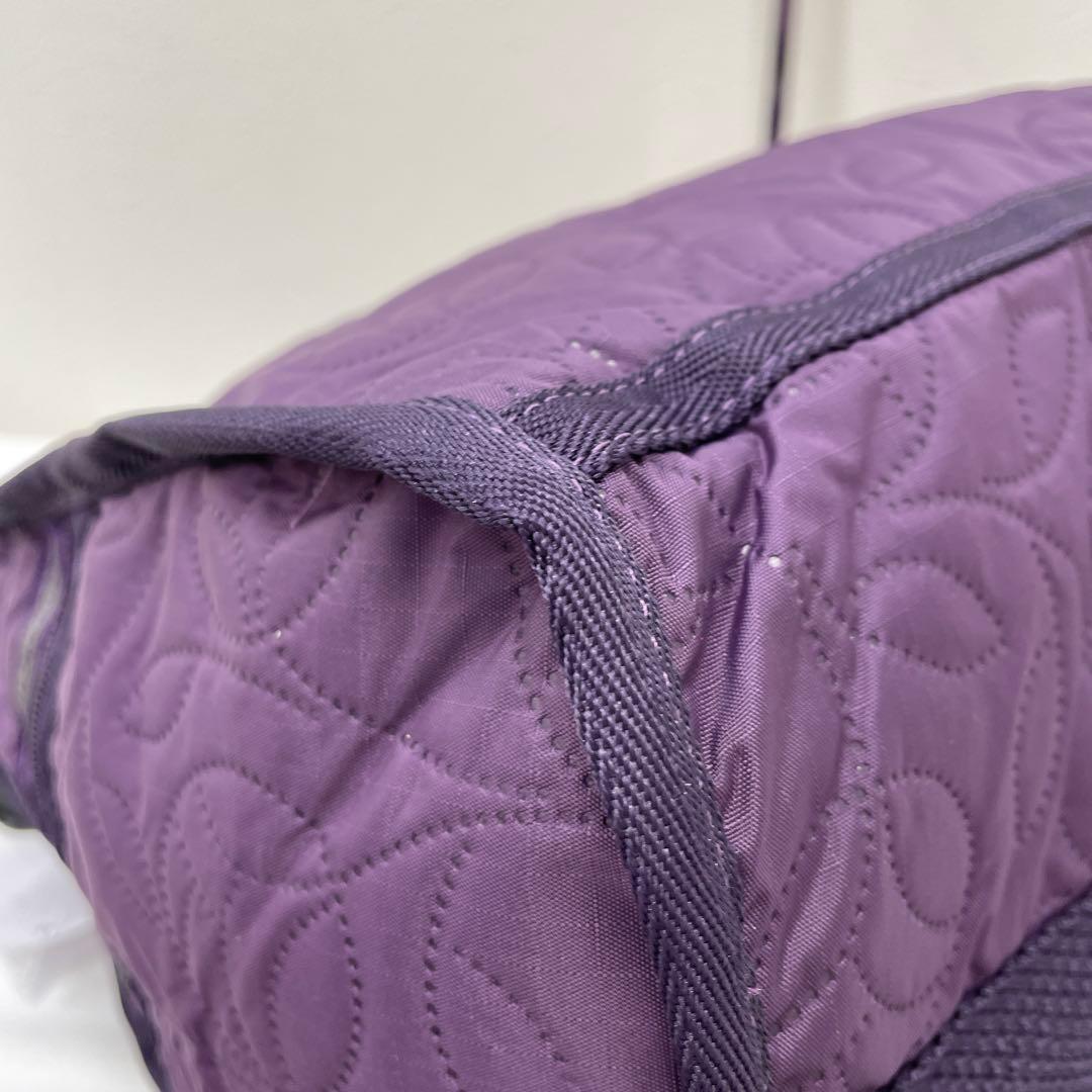 ●1466 LeSportsac レスポートサック　2way ボストンバッグ　紫