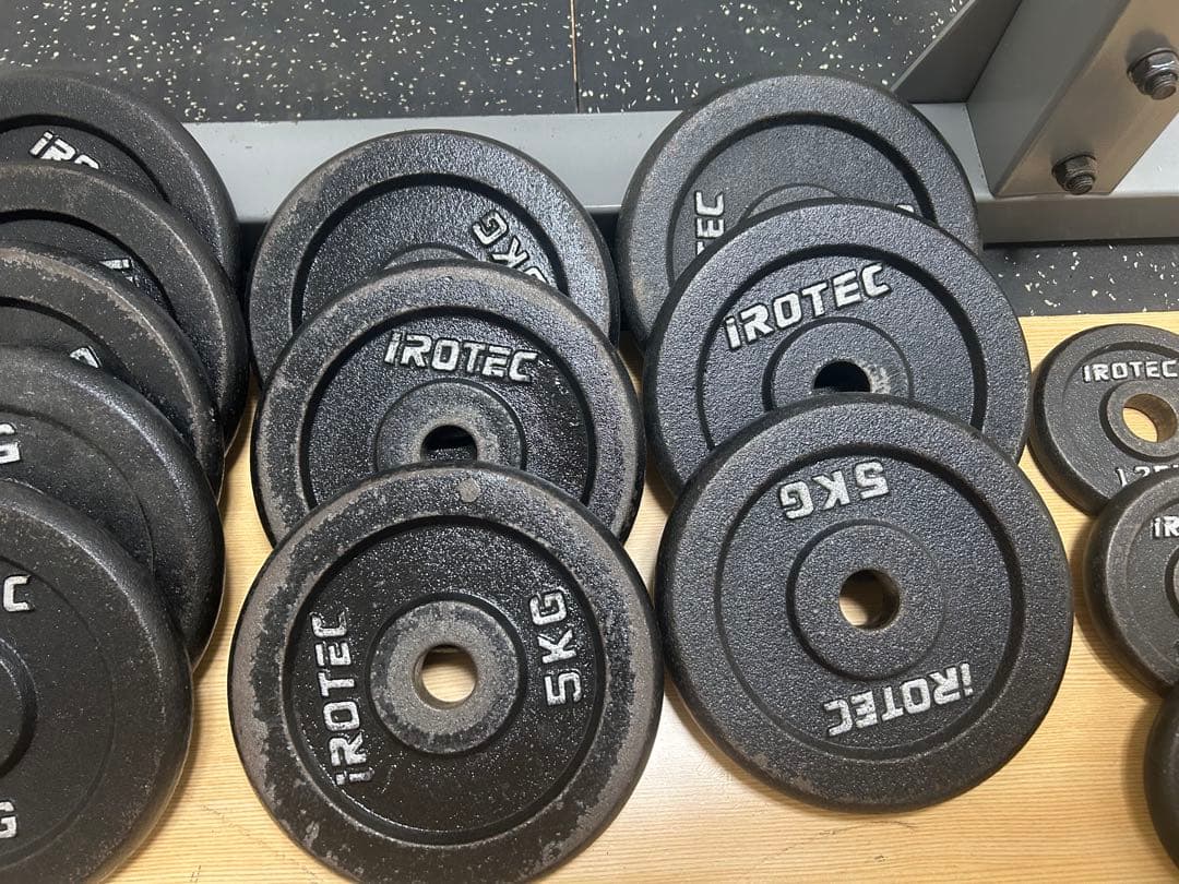 【合計195kg】iROTEC 28mm ダンベルシャフト4本付き 千葉県市川市