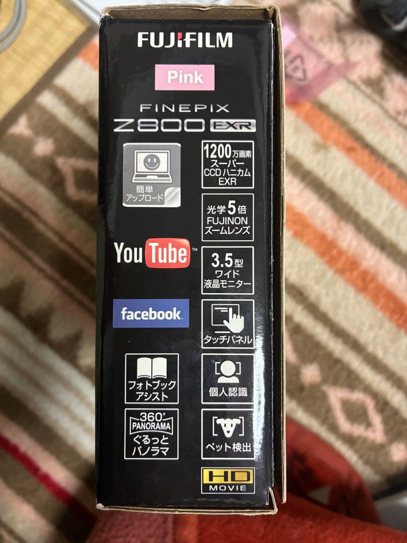 富士フイルム FUJIFILM FinePix Z800 EXR ピンク