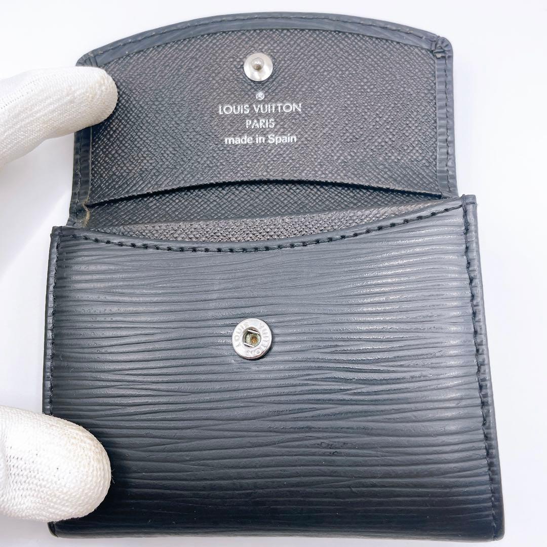 ルイヴィトン ポルトモネサンプール エピ　カードケース　ケース　黒
