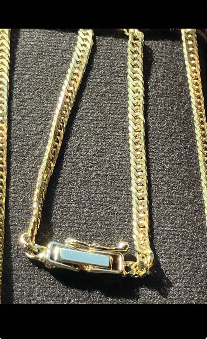 即決限定早い者勝ちです！送料無料　人気の喜平ネックレス 約60cm K18YG