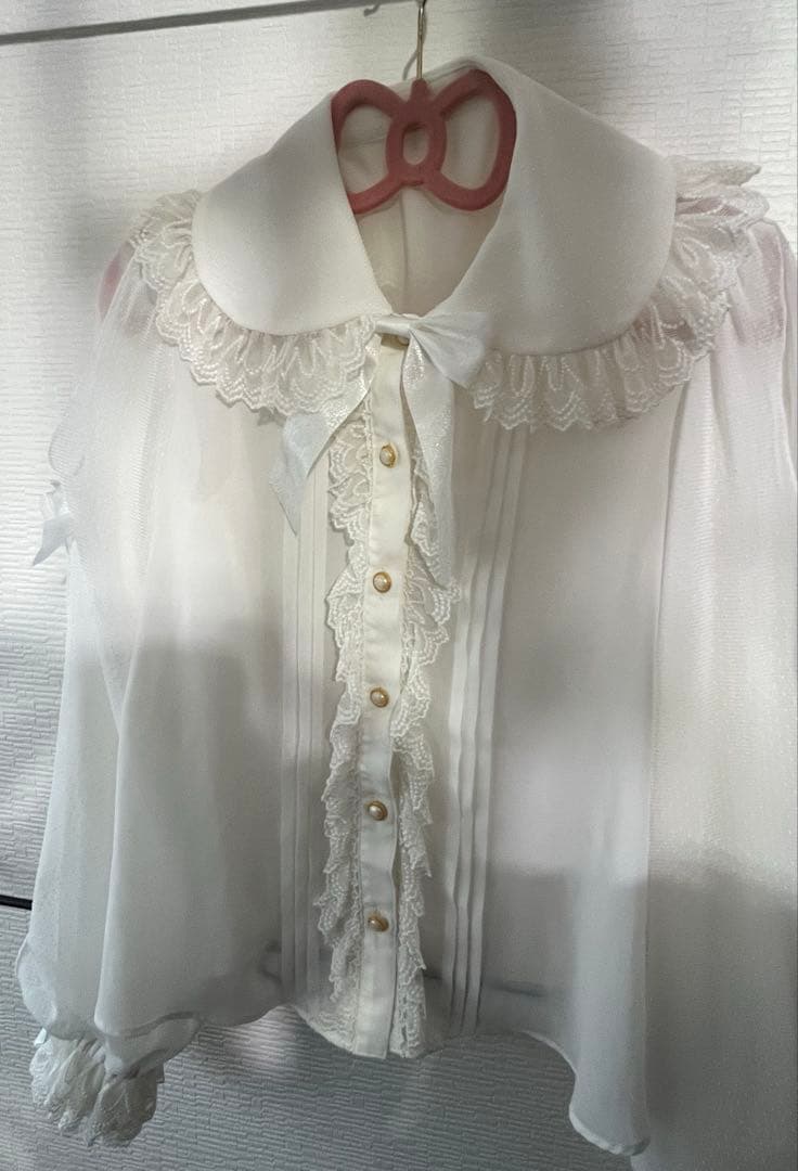 Angelic pretty Sugaryシフォン長袖ブラウス
