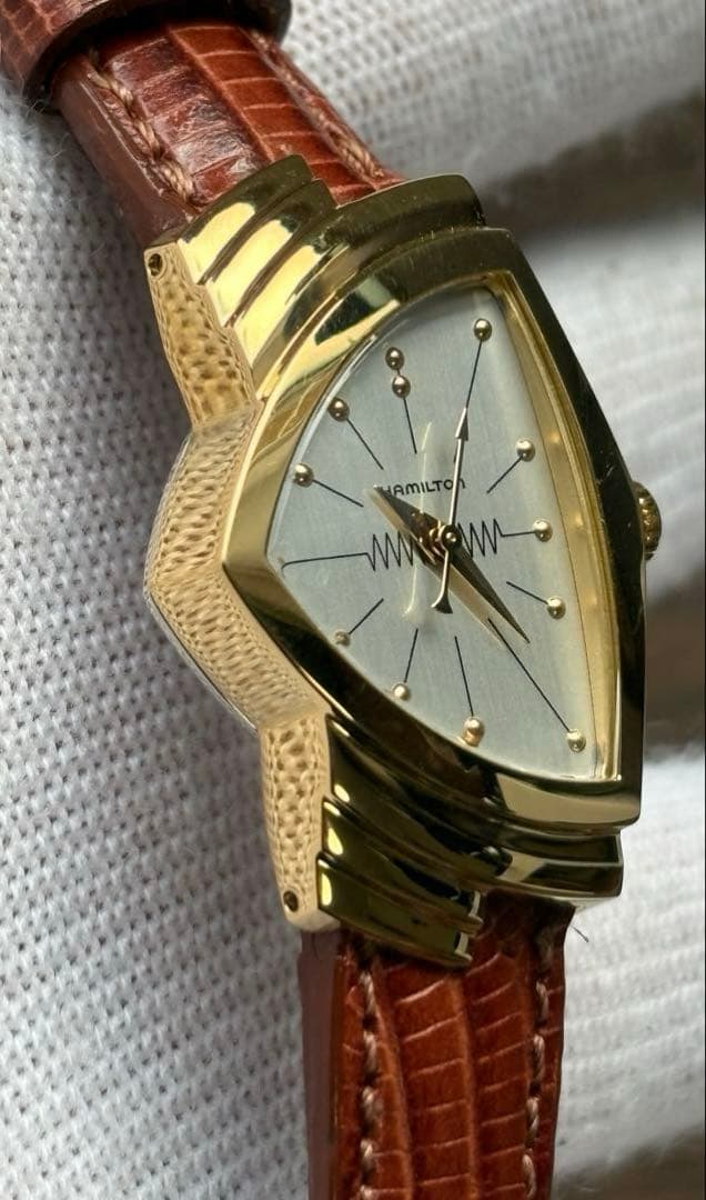 ジャンク Hamilton ハミルトン ベンチュラ ゴールド 6334