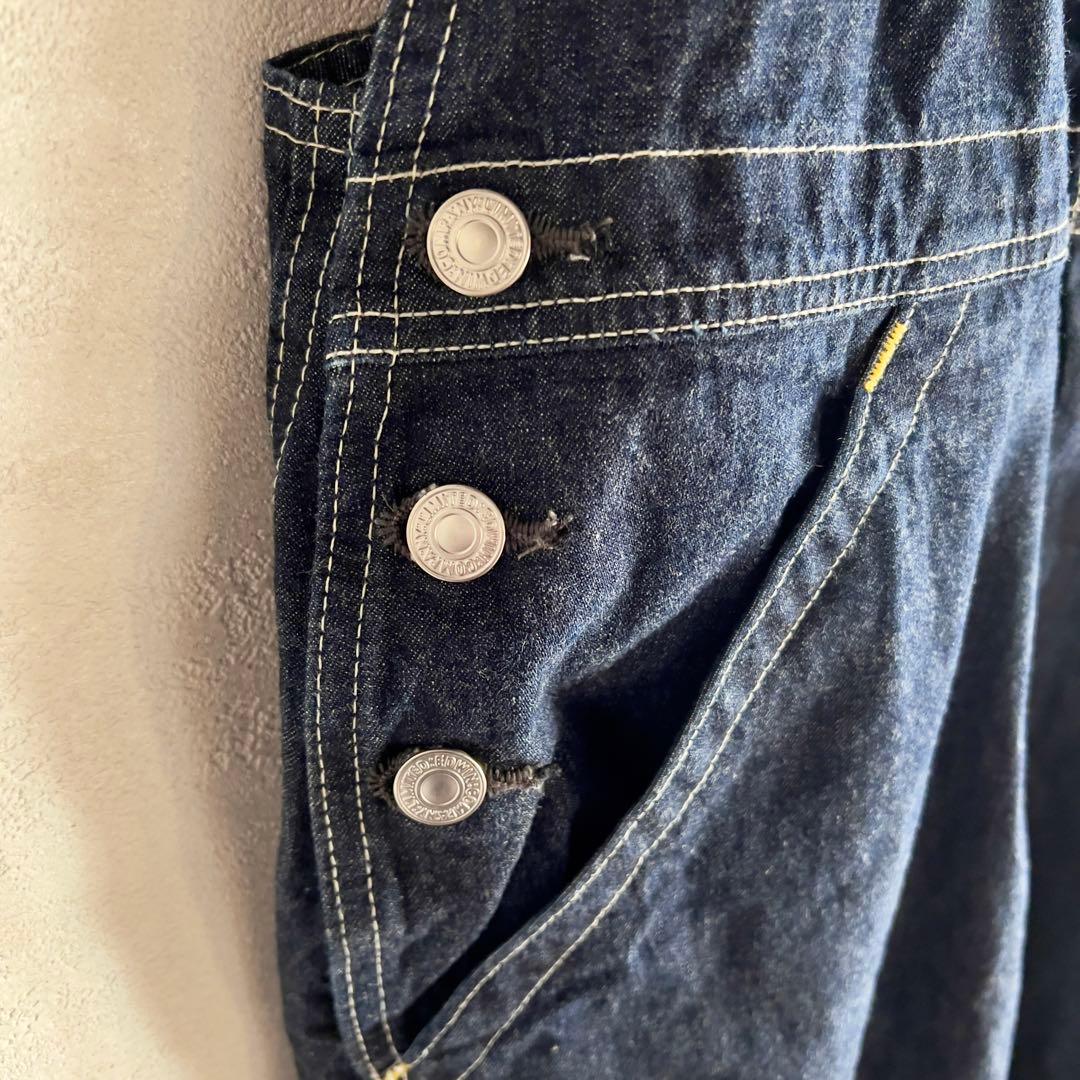 EDWIN デニム　オーバーオール 日本製