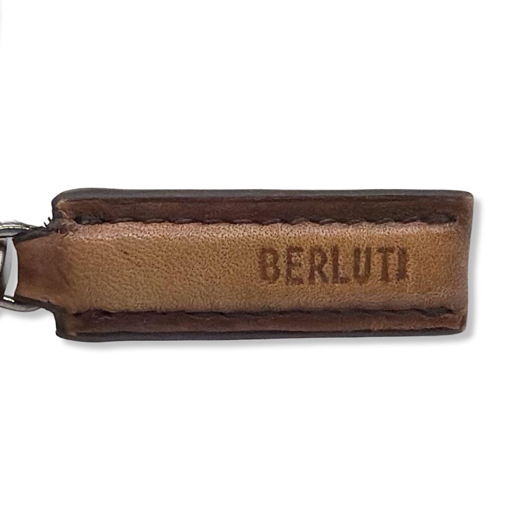 ベルルッティ カリグラフィ　ワパ　レザー　パース　ブラウン