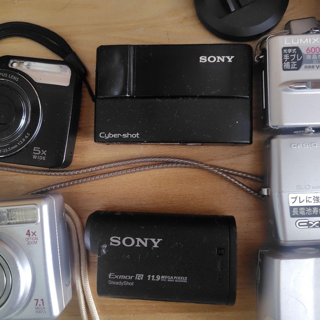 デジカメと動画カメラのまとめ売り10台