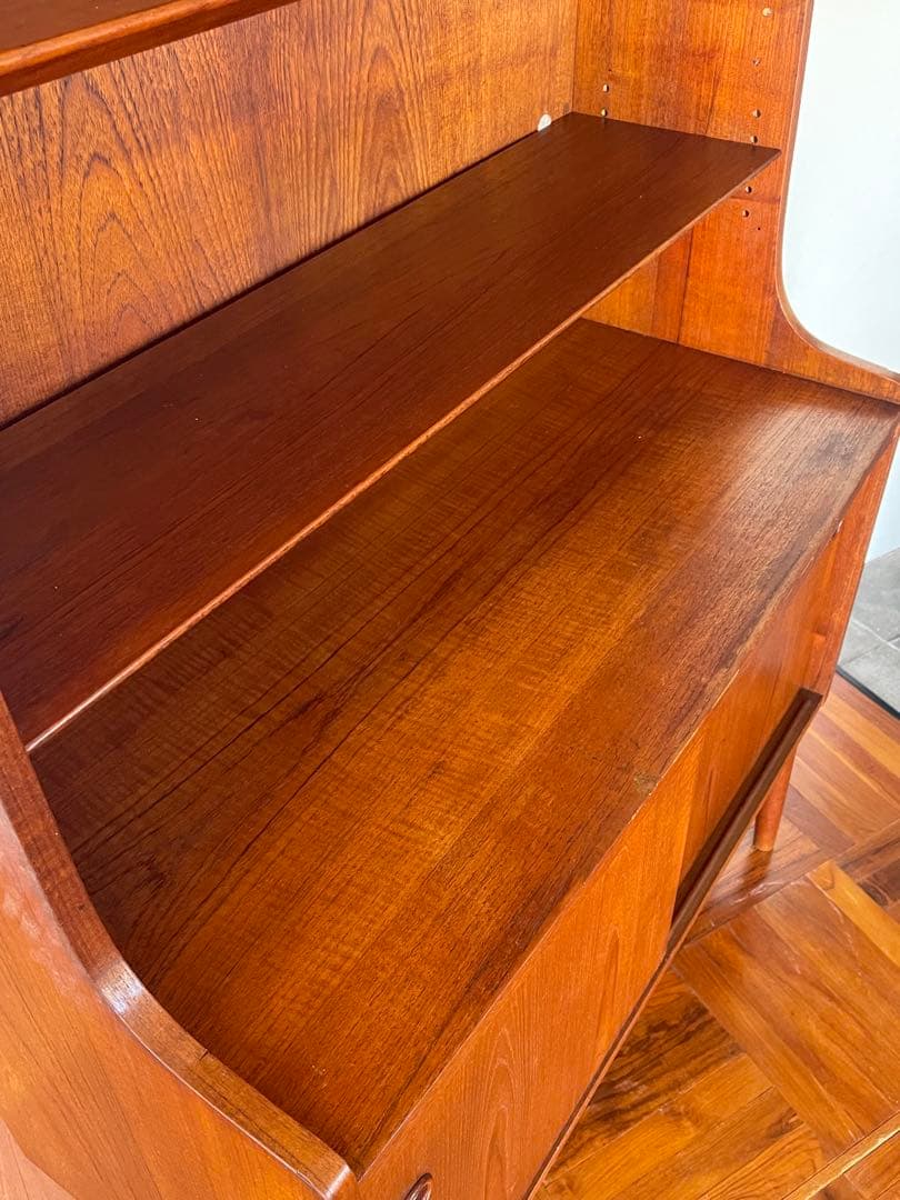 北欧 デンマーク ヴィンテージ チーク オイルフィニッシュ ブックシェルフ