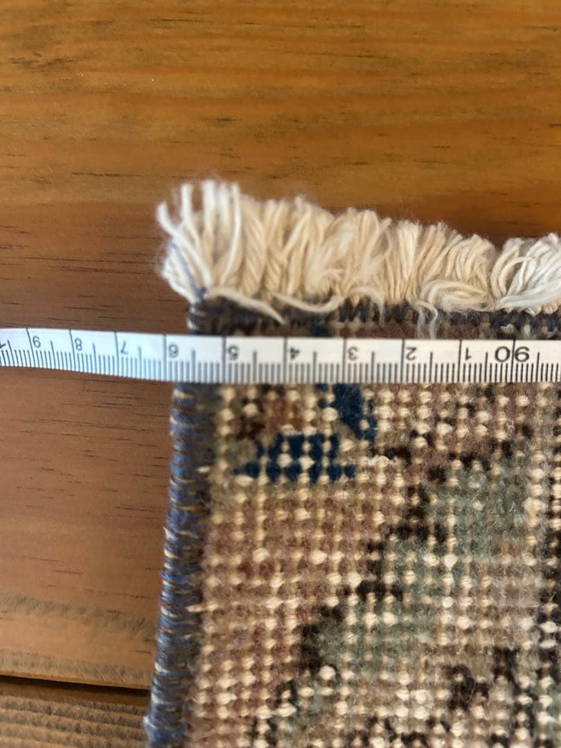 ビィンテージラグ　オーバダイ　トルコラグ