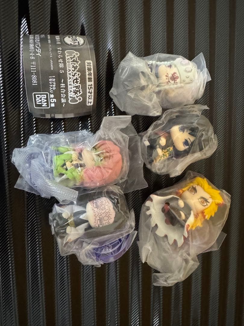 b*7様 ガチャガチャ 鬼滅の刃 すわらせ隊1〜6＆無限列車特別編 全35種 コ