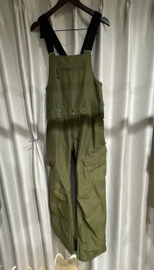 BURTON スノーボード ビブパンツ　オリーブ