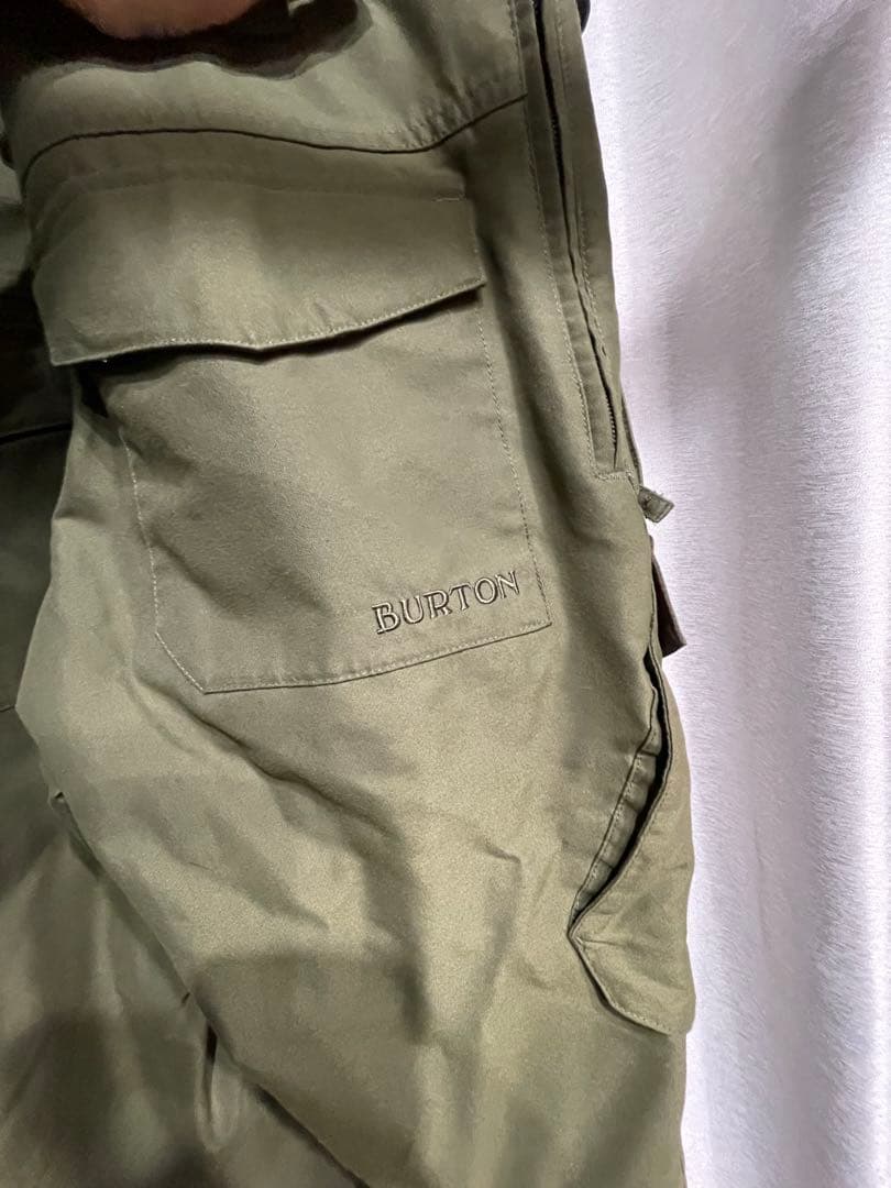 BURTON スノーボード ビブパンツ　オリーブ